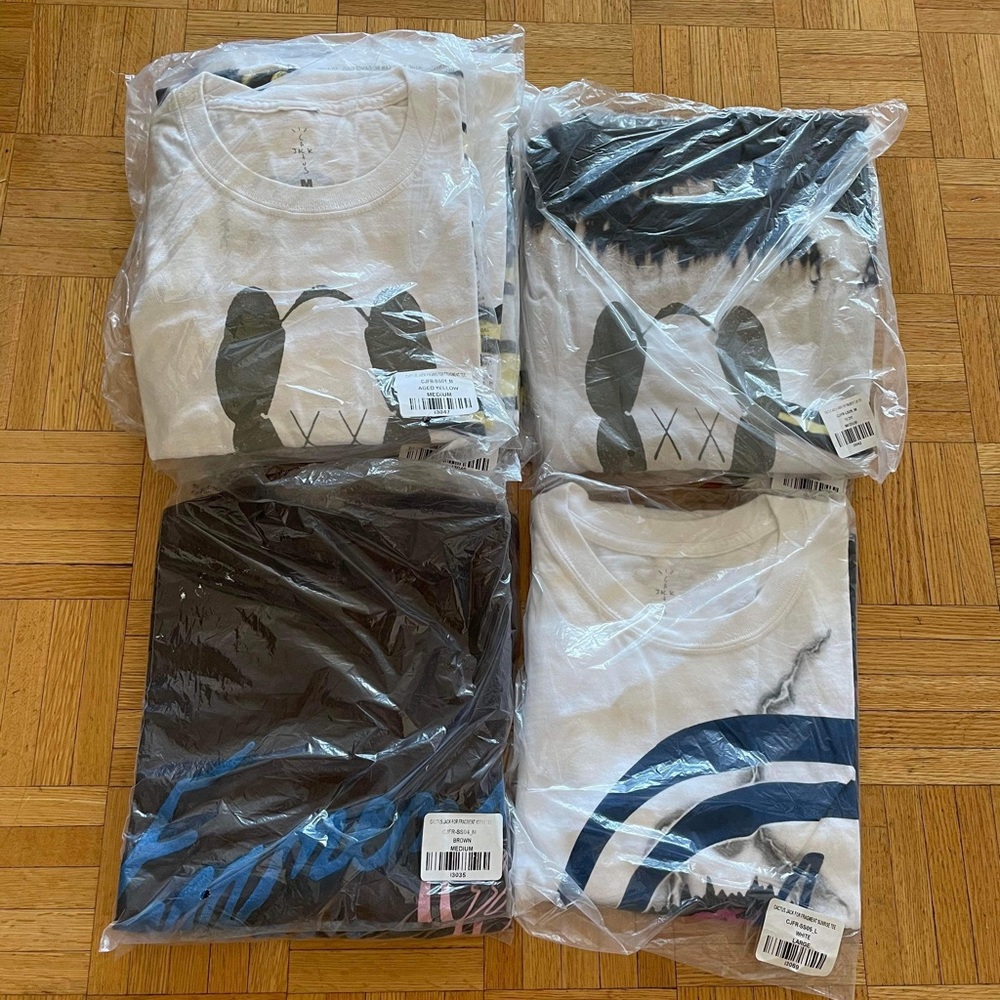 Travis Scott Merchandise (Cactus Jack x Kaws Collaboration)